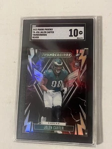 2023 Phoenix Jalen Carter RC Thunderbirds Rookie Silver TB-JCA Eagles - Picture 1 of 2