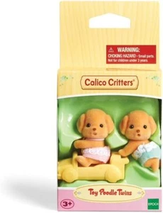 Calico Critters TOY POODLE TWINS New in Box - Picture 1 of 1