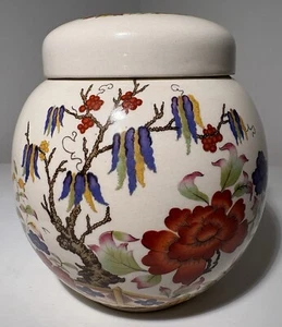 Vintage Sadler Pottery Ginger Jar With Floral Decoration VGC Collectible VGC - Picture 1 of 9