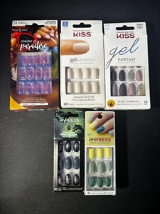 Lot of 5 Press-On Nails - Picture 1 of 1