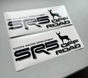 Calcomanía SR5 TRD Ciervos Caza Offroad Cama Lateral Rayas Toyota Tacoma Tundra Adhesivo - Imagen 1 de 4