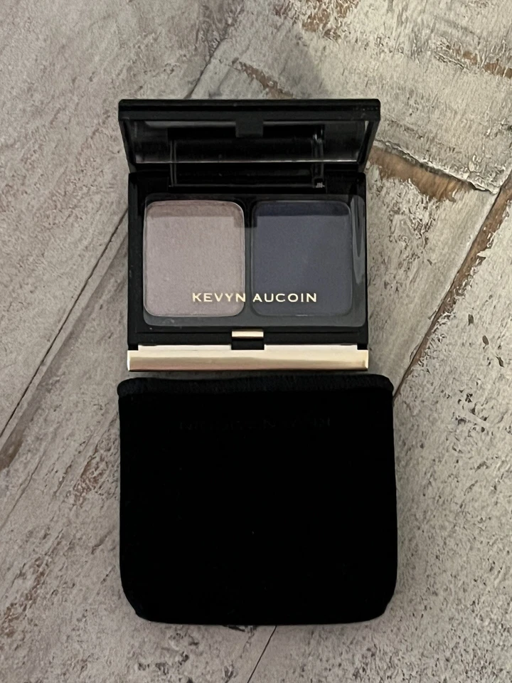 Kevyn Aucoin The Eye Shadow Duo #206 Taupe Shimmer Blackened Blue HTF! - Image 1 of 4