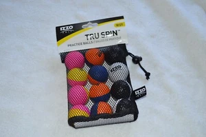 New Izzo Golf Tru Spin Foam Practice Balls (12 multi color balls 1 dozen) NIP - Picture 1 of 4