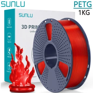 SUNLU Transparent Rot PETG 1KG 3D Drucker Filament 1,75mm PETG High Toughness - Bild 1 von 11