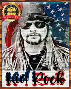 Kid Rock - American - Wall Graffiti - Rock N Roll - Metal Sign 11 x 14 - Picture 1 of 4