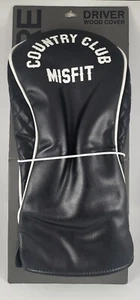 G/Fore Golf Driver Headcover Country Club Misfit G4AF22A64 Onyx New - Picture 1 of 5