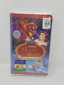 NEW Disney Beauty and the Beast The Enchanted Christmas VHS 2002, Ships ⚡ FAST!  - Picture 1 of 2