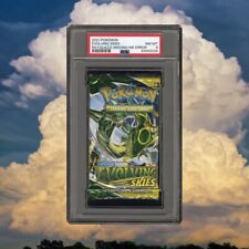 Pop 1 💎 Evolving Skies Booster Pack Rayquaza Art Missing Ink Error