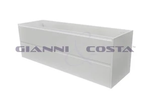 Bathroom Wall Hung Vanity Unit Cabinet Only 1200 1500 1800 Model SIA - Picture 1 of 3