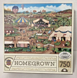 Puzzle by Cindy Mangutz County Fair 750pcComplete HomeGrown Series Rare New - Picture 1 of 4