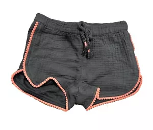 Toddler Girls' Crinkle Gauze Fashion Shorts - Cat & Jack 18M, Gray - Picture 1 of 2