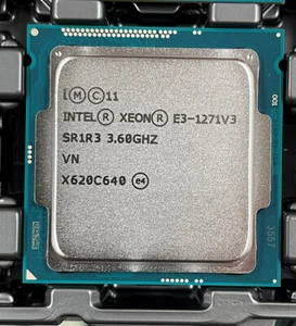 Intel Xeon E3-1271 V3 CPU Quad-Core 3.6GHz 8M SR1R3 LGA1150 Processor - Picture 1 of 1