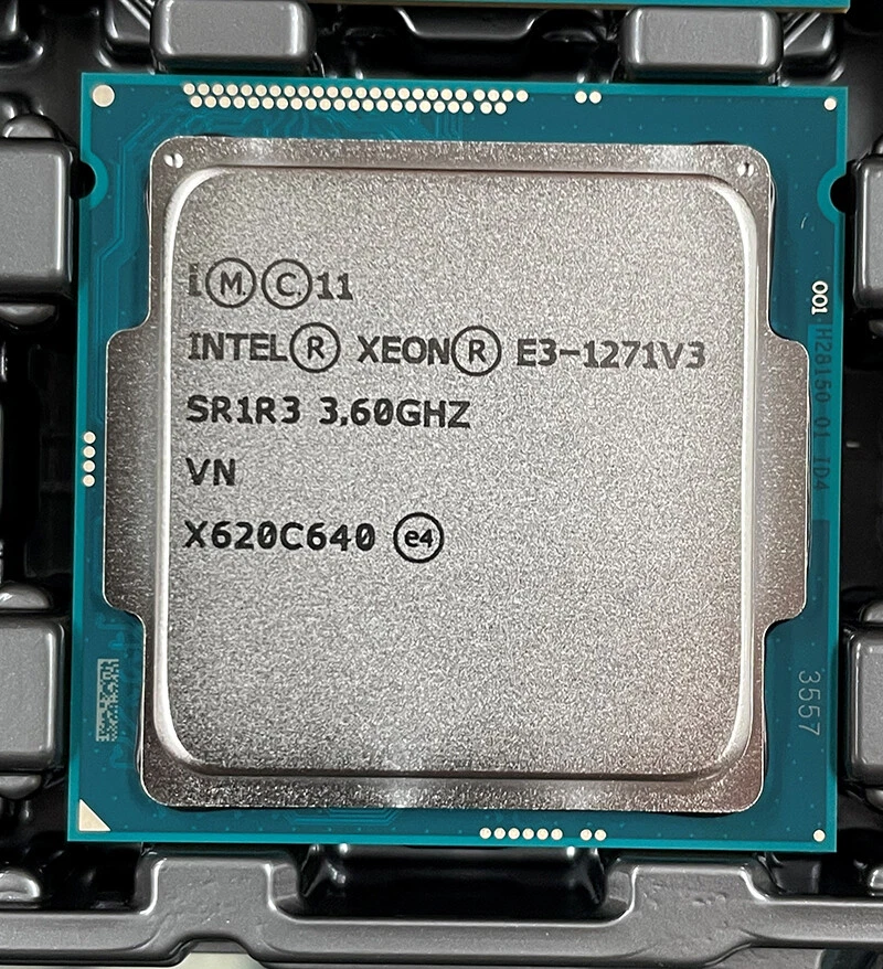 Intel Xeon E3-1271 V3 CPU Quad-Core 3.6GHz 8M SR1R3 LGA1150 Processor - Image 1 of 1