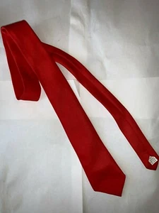 NWOT J.C. HERRINGBONE MEN'S RED NECKTIE NICE !! - Picture 1 of 2
