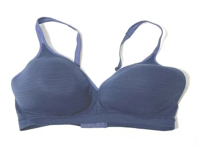 Sujetador 103X02 Hanes HU08 Ultimate Perfect Coverage Copa Espuma Sin Alambres XL Azul Marino Nuevo con Etiquetas Foto 1 de 2