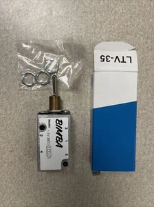 Bimba Mead LTV-35 Air Control Valve, 5/2-Way, Flip Toggle, 25-125psi, 1/8in NPT - Picture 1 of 3