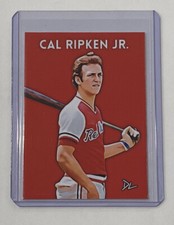 Cal Ripken Jr Limited Edition Artist Signed Rochester Red Wings Minors Card 1/10