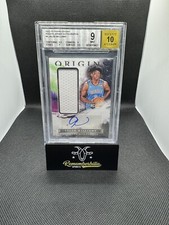 2022-23 Panini Origins Jalen Williams Rookie Jumbo Patch Auto SP #4 RC BGS 9/10