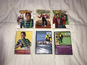 FAMILY MATTERS Complete Season 1 2 3 DVD Set 9 Discs Steve Urkel Did I Do That - Picture 1 of 6
