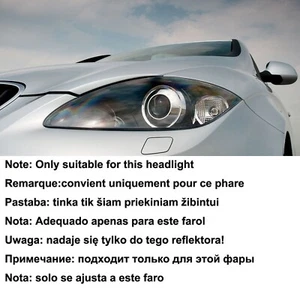 for SEAT Altea Leon Mk2 1P Xenon Headlight 05-15 Switchback LED halo ring signal - Picture 1 of 13