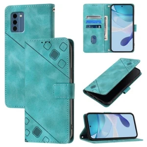 For Nokia C300 Skin Feel Embossed Leather Phone Case cover shell - Photo 1 sur 1
