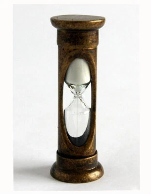 Enhebrador Reloj de Arena Bronce Vintage Muy Raro Espécimen Alemania 9,5 cm Decoración Foto 1 de 4