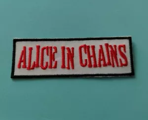 Rock Music Sew / Iron On Embroidered Patch:- Alice In Chains (b) - Picture 1 of 1