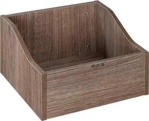 Zomo VS-Box 100/1 Vinyl Record Storage in Walnut flat pack. - Afbeelding 1 van 1