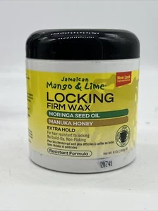 Jamaican Mango & Lime Locking Firm Wax Resistant Formula Extra Hold 6 oz - Picture 1 of 3