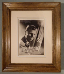 Carlos "Buddy" Moreno 1940's singer & Radio Star Signed autographed 5x7 WITH COA - Picture 1 of 6