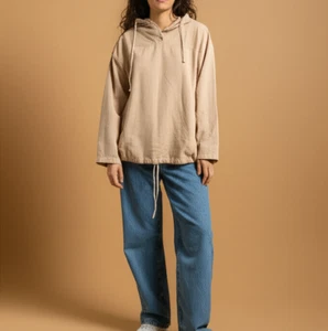 Soft Surroundings Sweater Size 3X Tan Fleece Lined Mock Neck Pullover - Picture 1 of 4