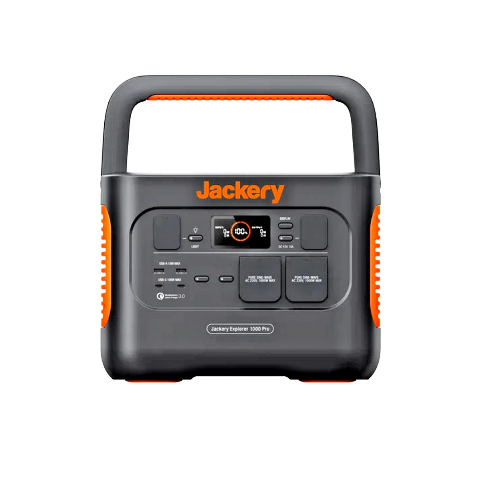 Jackery Explorer 1000 Pro Powerstation 1002Wh - Solar Generator Stromgenerator