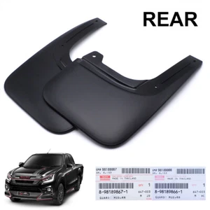 Rear Left+Right Front Mud Flap Splash Guard For Isuzu MU-X 4x2 4x4 2014 2019 - Picture 1 of 8