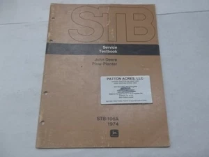 Service Textbook for John Deere 200 Series Disks Plow 1450 58 59 Planters 83 84 - Picture 1 of 3