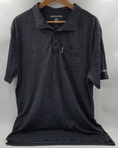 Lambretta Men's Top Polo Shirt Blue Grey Short Sleeve Size 3XL - Picture 1 of 9