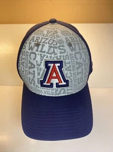 Arizona Wilcats New Era Mütze Cap Medium/Large Name Collage Blau Rot 39Thirty - Bild 1 von 7