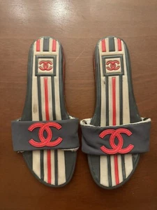 Chanel Cloth slides 38.7 - Picture 1 of 6