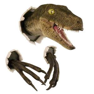 Skulptur Dinosaurier Statue Wandlampe - Bild 1 von 8