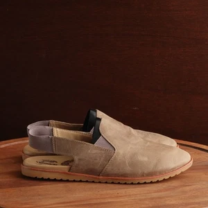 Sorel flache Damenschuhe Größe 8 braun Ella Slingback-Pantoletten Leder Freizeitschuhe zum Überziehen - Bild 1 von 13