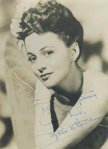 Olivia de Havilland signiertes 7 x 5 Foto mit JSA COA - Bild 1 von 1