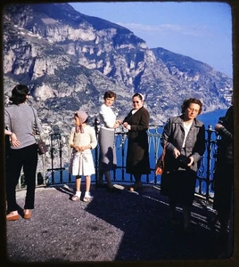 Positano Amalfi Italy - 1950s Stereo Realist 3D Slide #1652 - Picture 1 of 3