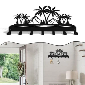 Key Holder for Wall, Metal Key Holder Hooks Organizer Rack, Key Organizer Wal... - Picture 1 of 7