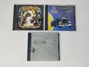 Def Leppard 3 Album CD Lot - Hysteria, On Through The Night, Greatest Hits Vault - Imagen 1 de 11