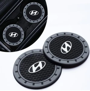 2Pcs Silicone Non-Slip Car Cup Holder Coasters - Picture 1 of 6