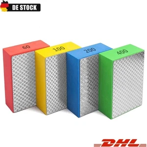 4X Diamant Handpad Fliesen Kanten brechen Handschleifpad Schleifpad Diamantpad - Bild 1 von 7