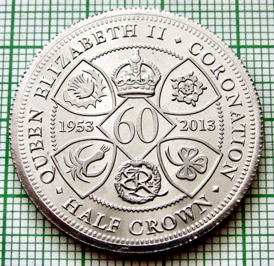 TRISTAN da CUNHA 2013 HALF CROWN, Queen Elizabeth II Coronation 60th Anniversary - Image 1 of 4