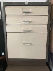 vintage Myers small filing cabinet 4 drawer - Picture 1 of 2