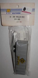 Walthers HO Scale 32' Erie Van Trailer #933-1601 NIP - Picture 1 of 2