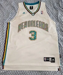 Vintage Adidas New Orleans Hornets Chris Paul #3 Jersey 2000s Mens Large White - Picture 1 of 24