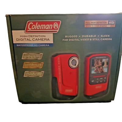Coleman Xtreme 1080p/8.0 MP HD Digital Video-Still Camera Waterproof 2012 China - Изображение 1 из 4